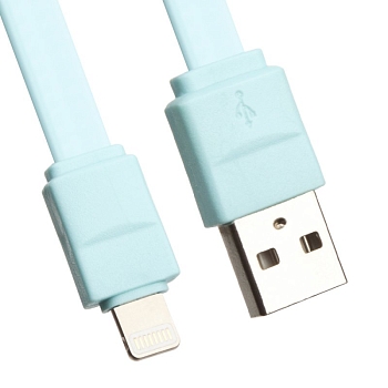 USB Дата-кабель Stable and Faster для Apple 8-pin 20 см. (бирюзовый)