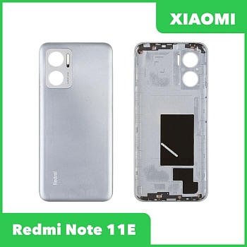Задняя крышка для Xiaomi Redmi Note 11E (22041219C) (серебристый)