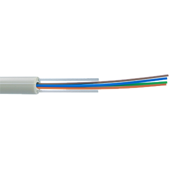 ВО кабель внутренний, Riser, LSZH, 12 волокон SM G657.A2, белый LANMASTER LAN-OFC-RI12-S7A2-LS