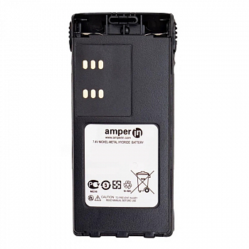 Аккумулятор (батарея) Amperin HNN4001 для радиостанции (рации) Motorola GP340, HT750, HT1200, 1300мАч, 7.2В, Ni-Mh